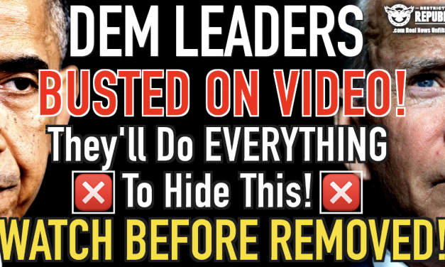 Dem LEADERS Busted On Video! They’ll Do Everything To HIDE THIS! Watch Before Removed!